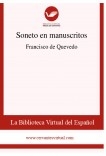 Soneto en manuscritos