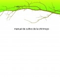 manual de cultivo de la chirimoyo
