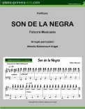 Arreglo para piano de EL SON DE LA NEGRA (ebook)